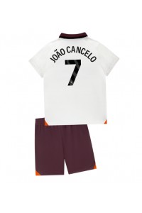 Manchester City Joao Cancelo #7 Babytruitje Uit tenue Kind 2023-24 Korte Mouw (+ Korte broeken)